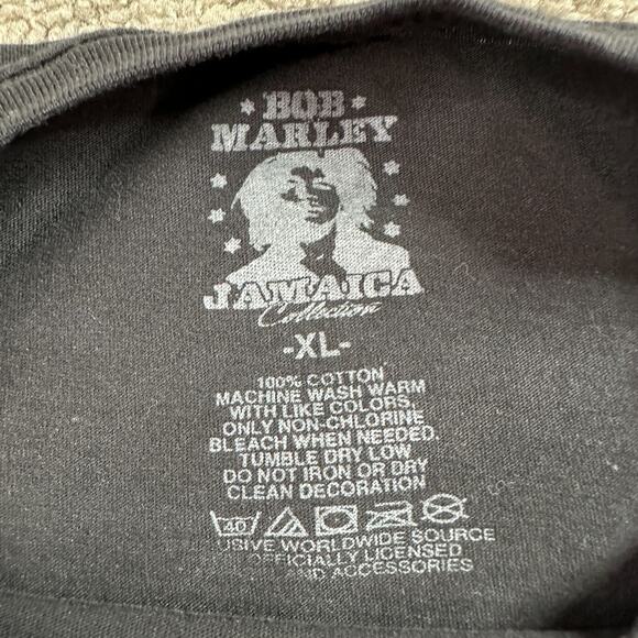 Bob Marley Zion Rootswear Shirt Mens XL Black 2011 One Love Jamaica Collection - Picture 5 of 9